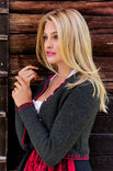 Lana Grossa SPENZERJÄCKCHEN MIT ROSENMUSTER Cool Wool