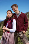 Lana Grossa HERRENJACKE IM RAUTENZOPFMUSTER Landlust Naturwolle
