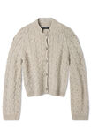 Lana Grossa RAGLANJACKE IM BLÜTENNOPPENMUSTER Cool Wool Big