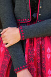 Lana Grossa SPENZERJÄCKCHEN MIT ROSENMUSTER Cool Wool