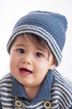 Lana Grossa MÜTZE COOL WOOL Big Melange (GOTS)