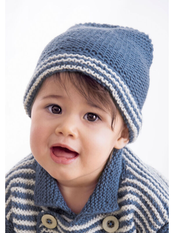 Lana Grossa MÜTZE COOL WOOL Big Melange (GOTS)