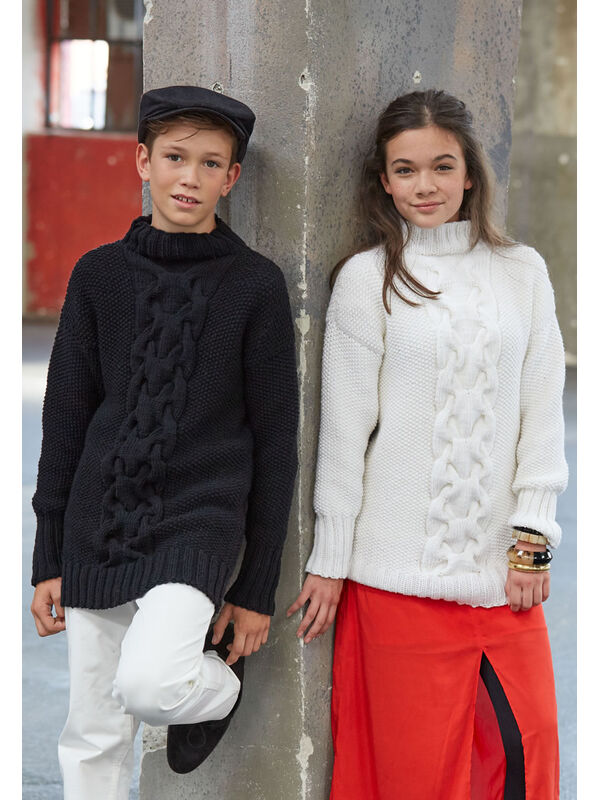 Lana Grossa PULLOVER BINGO Melange (GOTS)