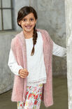 Lana Grossa KAPUZENWESTE COOL WOOL Melange (GOTS)/Silkhair Print