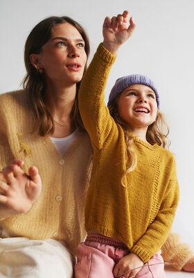 CARDIGAN MIT GIRAFFE Silkhair von Lana Grossa