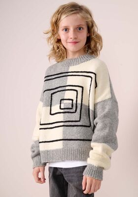 KARO-PULLOVER Cool Merino von Lana Grossa