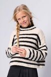 Lana Grossa STREIFEN-PULLOVER Airy