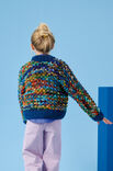 Lana Grossa NOPPENJACKE TOP-DOWN Crazy & Baby Furry