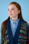 Lana Grossa NOPPENJACKE TOP-DOWN Crazy & Baby Furry