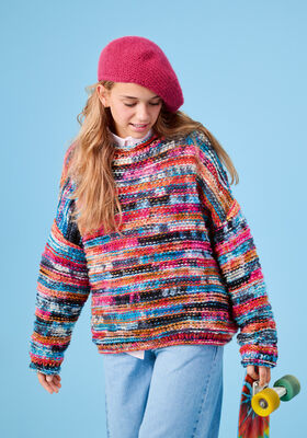 OVERSIZED-PULLOVER Crazy von Lana Grossa