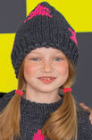 Lana Grossa PULLOVER + MÜTZE Mille II uni/Neon