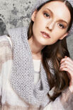 Lana Grossa PULLI IM MUSTERMIX MIT FALLMASCHEN Silkhair melange/uni