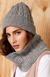Lana Grossa MÜTZE MIT ZOPFMUSTERN Cashmere 16 Fine
