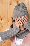 Lana Grossa MÜTZE MIT ZOPFMUSTERN Cashmere 16 Fine