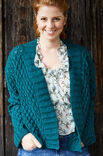 Lana Grossa CARDIGAN MIT AJOURMUSTER Landlust Merino 180