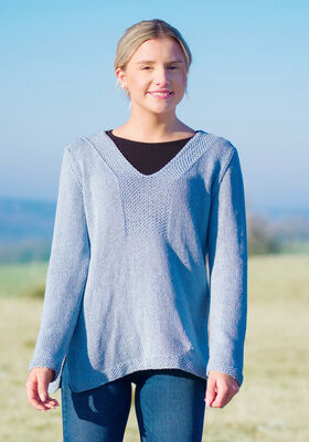 DAMENPULLOVER Landlust Sommerseide von Lana Grossa