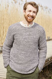 Lana Grossa HERRENPULLOVER Landlust-Sommerseide Mélange