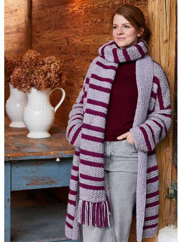 Lana Grossa MANTEL Landlust Winterwolle