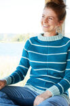 Lana Grossa PULLOVER TOP DOWN Landlust Alpaka Merino 160