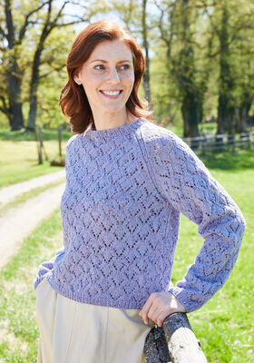 AJOURPULLOVER Landlust Soft Tweed 180 von Lana Grossa