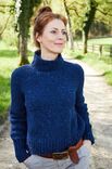 Lana Grossa STEHKRAGENPULLOVER Landlust Soft Tweed 90