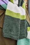 Lana Grossa SCHAL MIT FARBMUSTER Landlust Alpaka Merino 160