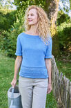 Lana Grossa STRICKSHIRT MIT MUSTERBORTE Landlust Baumwolle