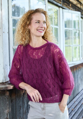 AJOURPULLOVER Landlust Kidmohair von Lana Grossa