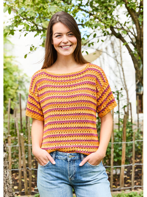 Lana Grossa HÄKELSHIRT Landlust Sommerseide
