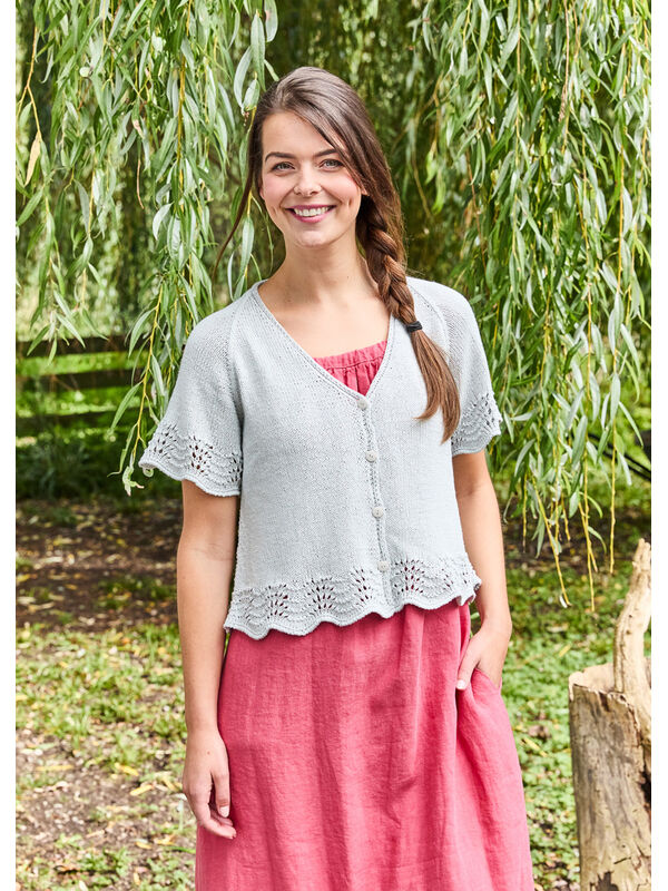 Lana Grossa STRICKJACKE MIT KURZEN ÄRMELN Landlust Sommerseide