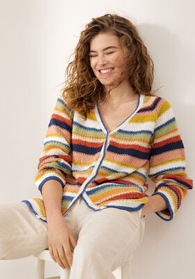 CARDIGAN Landlust Sommerseide von Lana Grossa