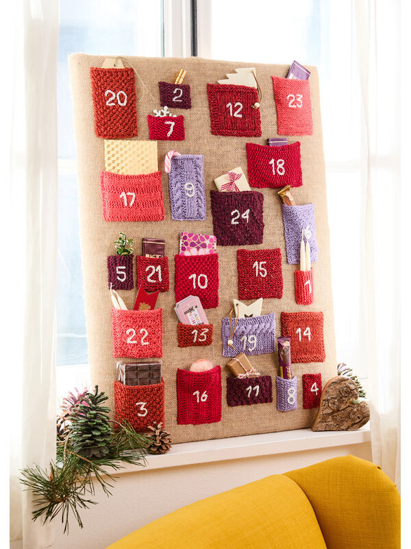 Lana Grossa ADVENTSKALENDER Landlust Naturwolle, Landlust Alpaka Merino 160, Landlust Baumwolle, Landlust Soft Tweed 90 & Landlust Soft Tweed 180