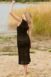 Lana Grossa KLEID IM LOCHMUSTERMIX Solo Lino