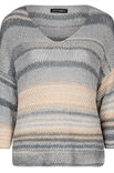 Lana Grossa V-PULLOVER im Reismuster Aruba