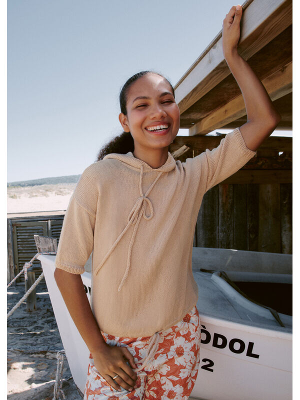 Lana Grossa HOODIE Cotton Wool