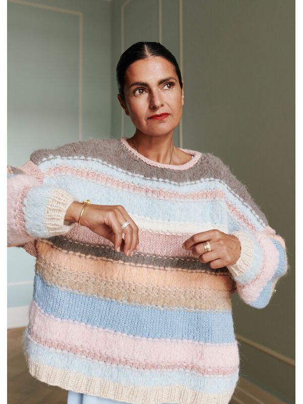 Lana Grossa PULLOVER Lala Berlin Lovely Cotton & Lala Berlin Furry