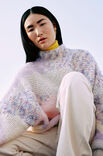 Lana Grossa PULLOVER Brushy & Brushy Print (lala Berlin)