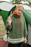 Lana Grossa BALAKLAVA Cashmere Verde
