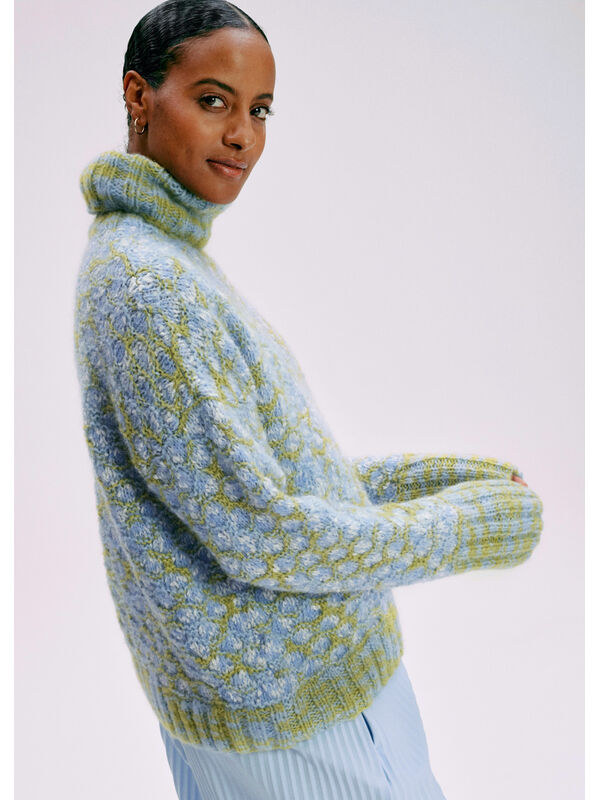 Lana Grossa PULLOVER Lala Berlin Smoothy & Lala Berlin Buffy