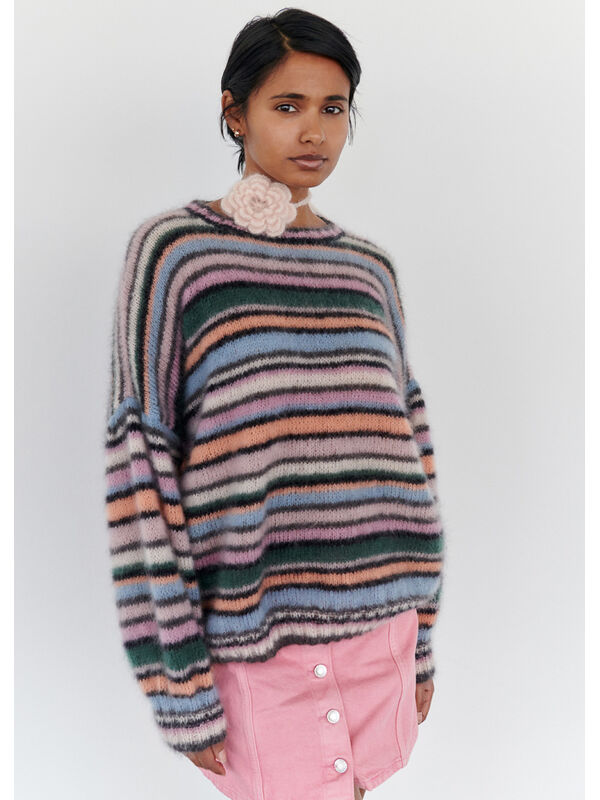 Lana Grossa RINGELPULLOVER Silkhair