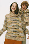 Lana Grossa PULLOVER Lala Berlin Furry/Fluffy/Shiny/Lovely Cotton
