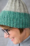 Lana Grossa ELISA MÜTZE IM COLOR BLOCKING Alpaca Air & Brillino
