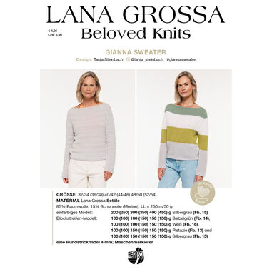 Lana Grossa GIANNA SWEATER - Beloved Knits No. 3