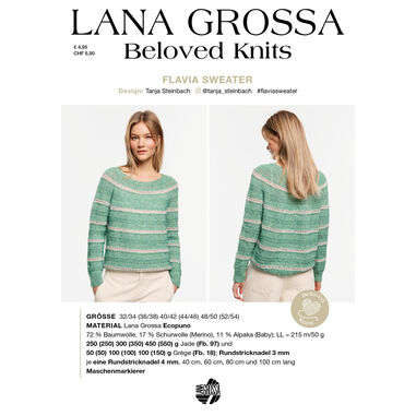 Lana Grossa FLAVIA SWEATER - Beloved Knits No. 3