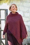 Lana Grossa CARA PONCHO Cool Wool Lace & Natural Superkid Tweed