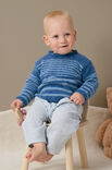 Lana Grossa STREIFENPULLOVER Cosy Socks