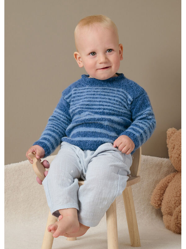 Lana Grossa STREIFENPULLOVER Cosy Socks