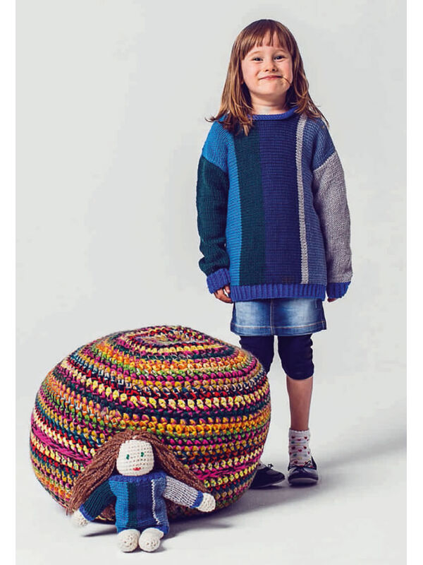 Lana Grossa KINDERPULLOVER BINGO Melange (GOTS)