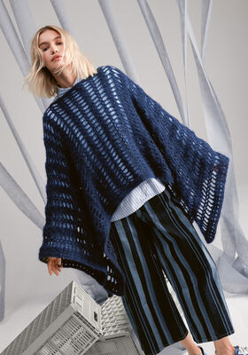 PONCHO Mohair di Gio von Lana Grossa