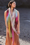 Lana Grossa DIAGONAL-GESTRICKTER-SCHAL Gomitolo Aloha